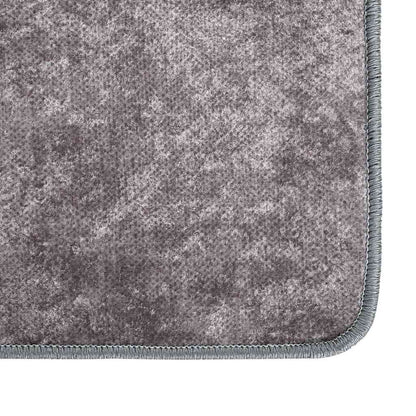 Teppich Waschbar Grau 190x300 cm