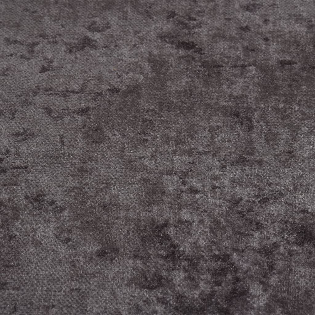Carpet Washable Grey φ120 cm Non-Slip
