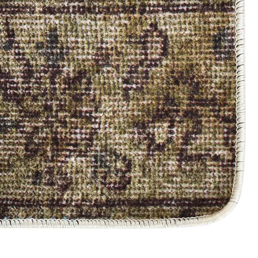 Tapis lavable patchwork multicolore 120x180 cm antidérapant