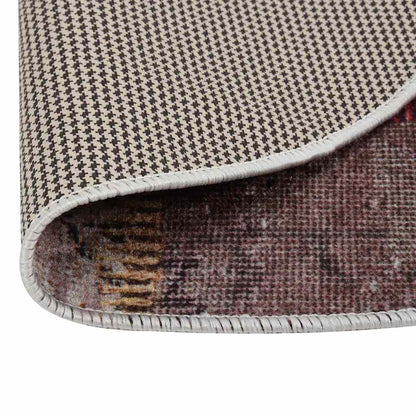 Teppich Waschbar Patchwork Mehrfarbig φ120 cm