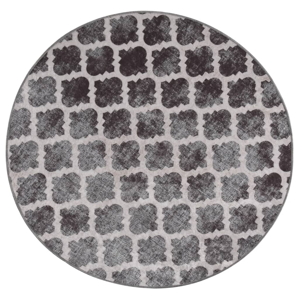 Tapis Lavable Multicolore φ120 cm Antidérapant