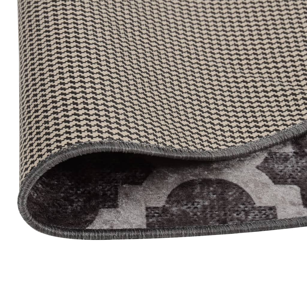 Tapis Lavable Multicolore φ120 cm Antidérapant