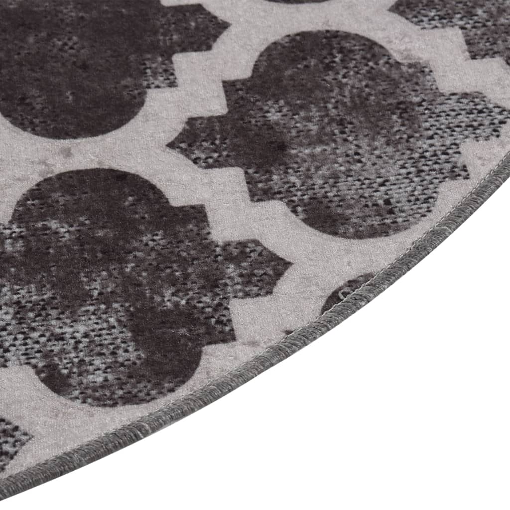 Tapis Lavable Multicolore φ120 cm Antidérapant