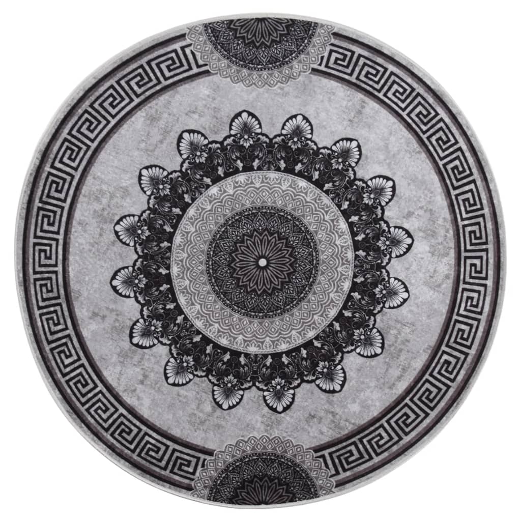 Tapis Lavable Multicolore φ120 cm Antidérapant