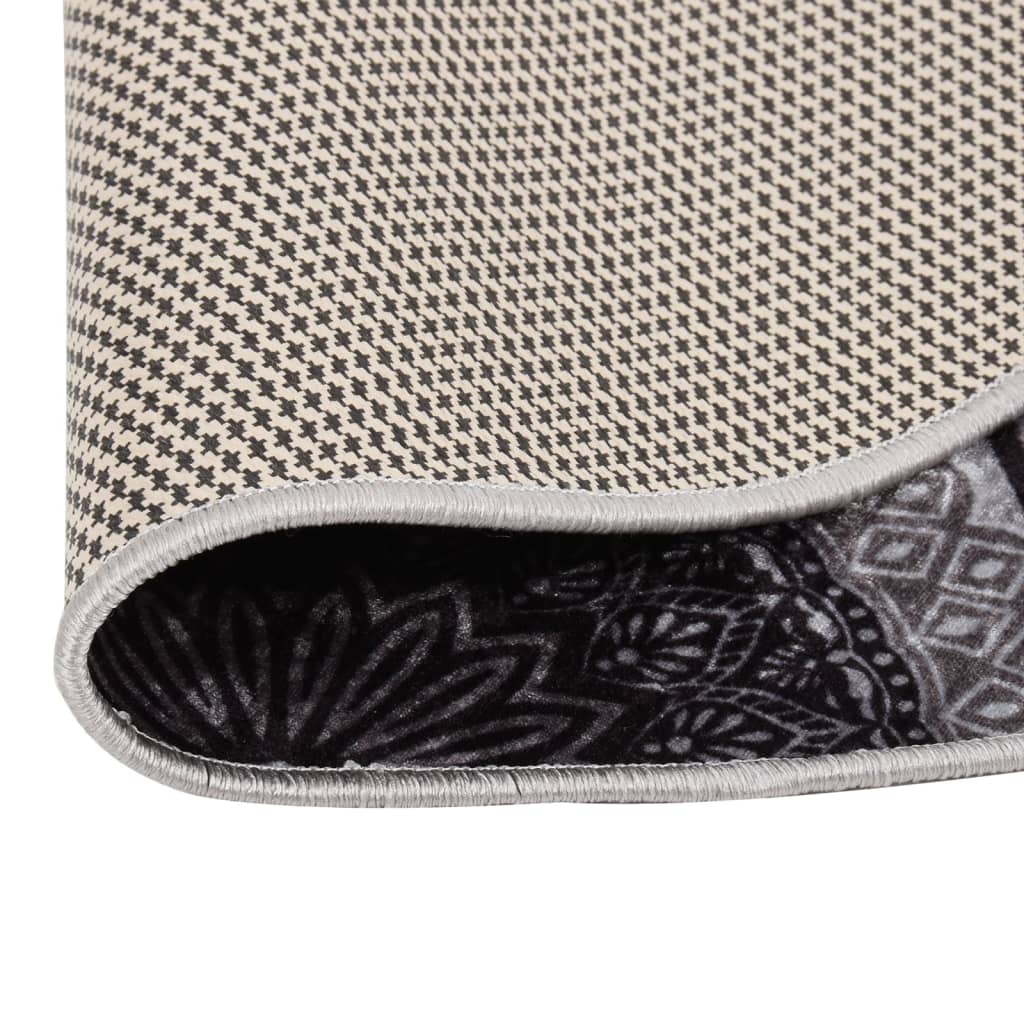 Tapis Lavable Multicolore φ120 cm Antidérapant