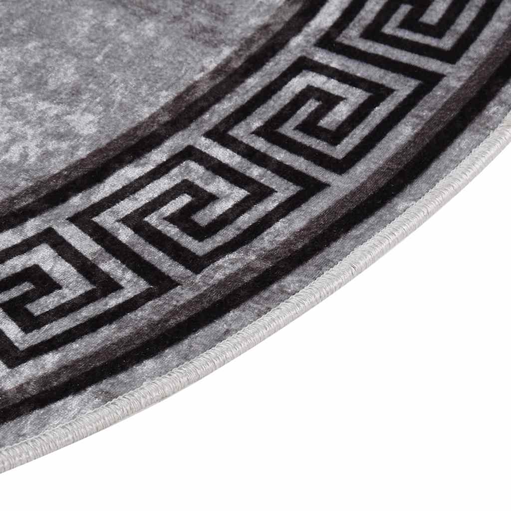 Tapis Lavable Multicolore φ120 cm Antidérapant