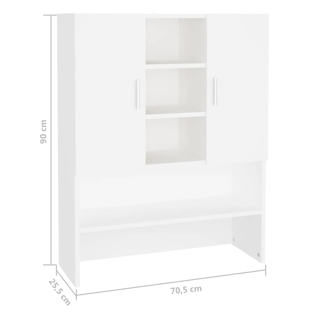 Waschmaschinenschrank Weiß
