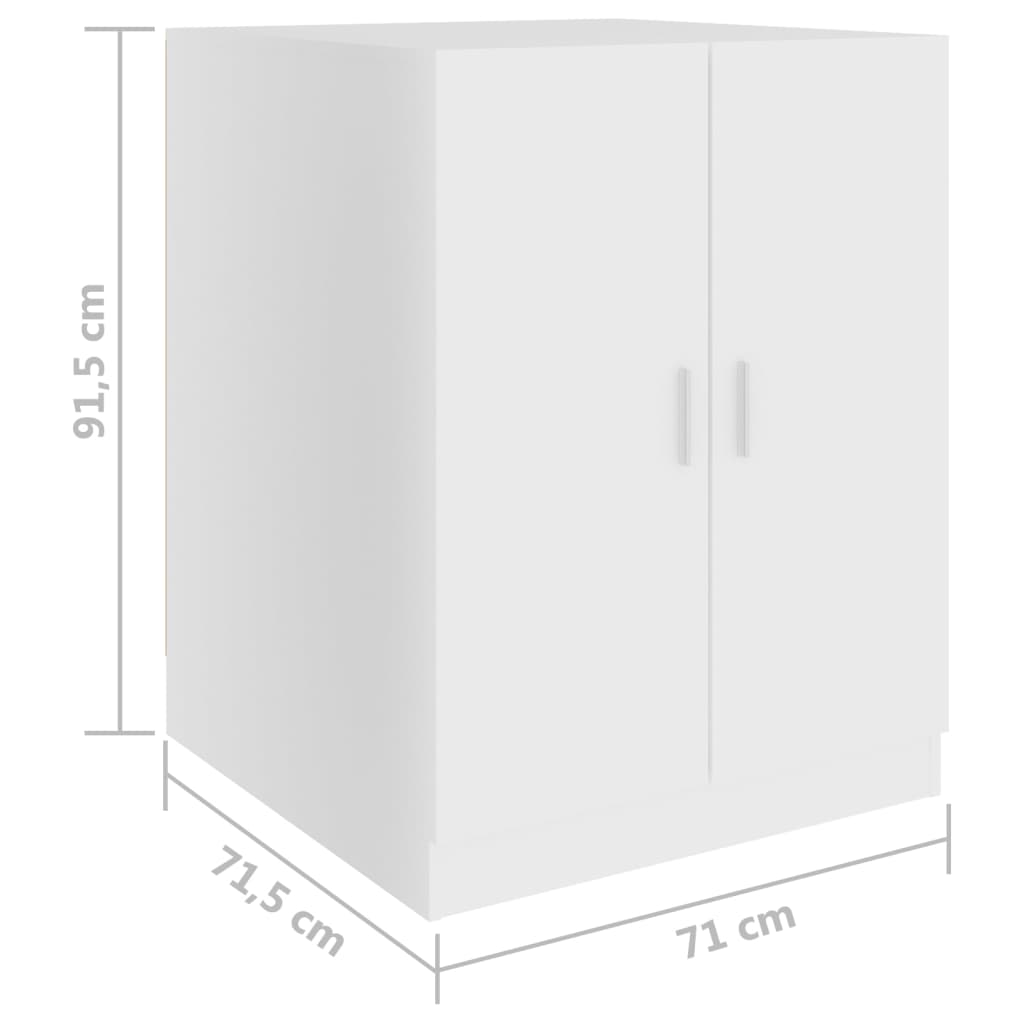 Waschmaschinenschrank Weiß