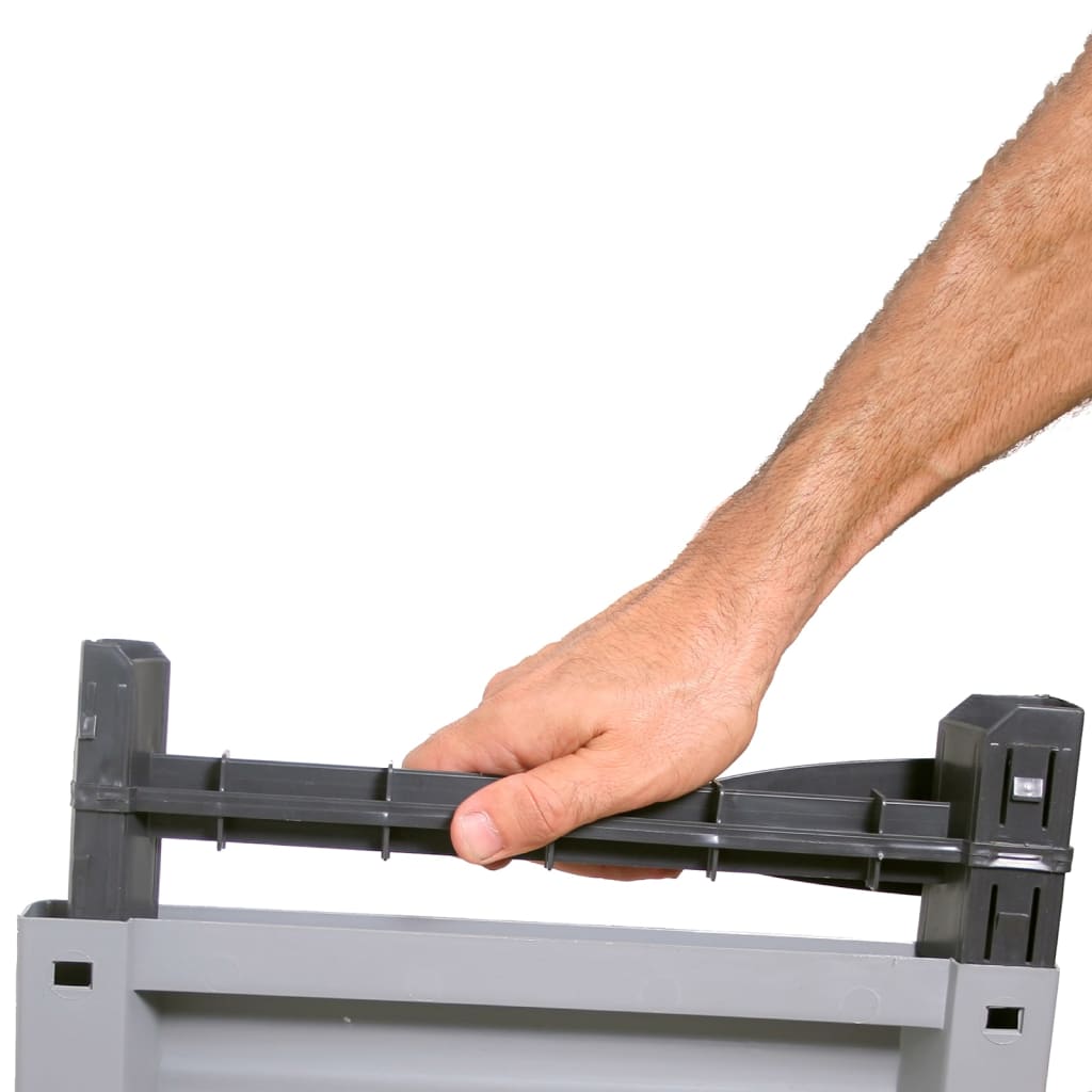 Plastic cabinet 68x39x171.5 cm