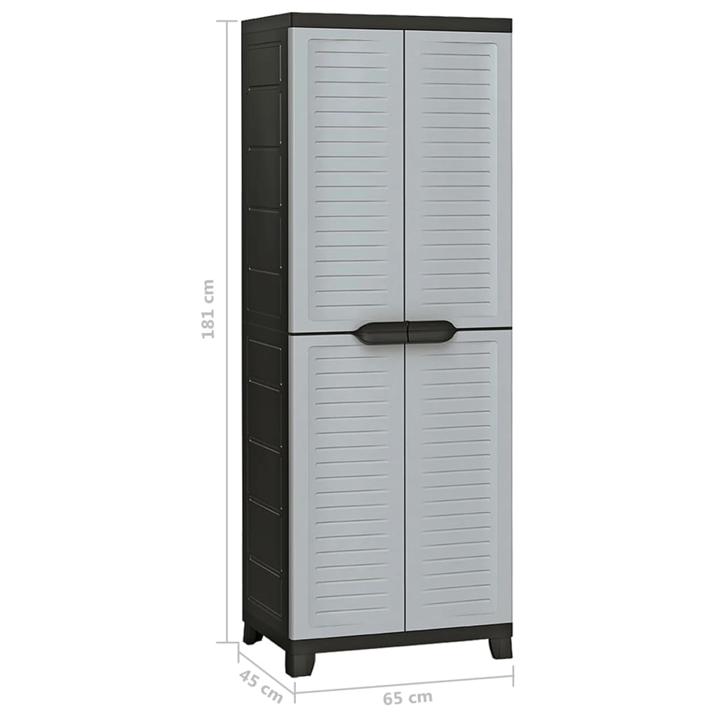 Armoire en plastique 65x45x181 cm