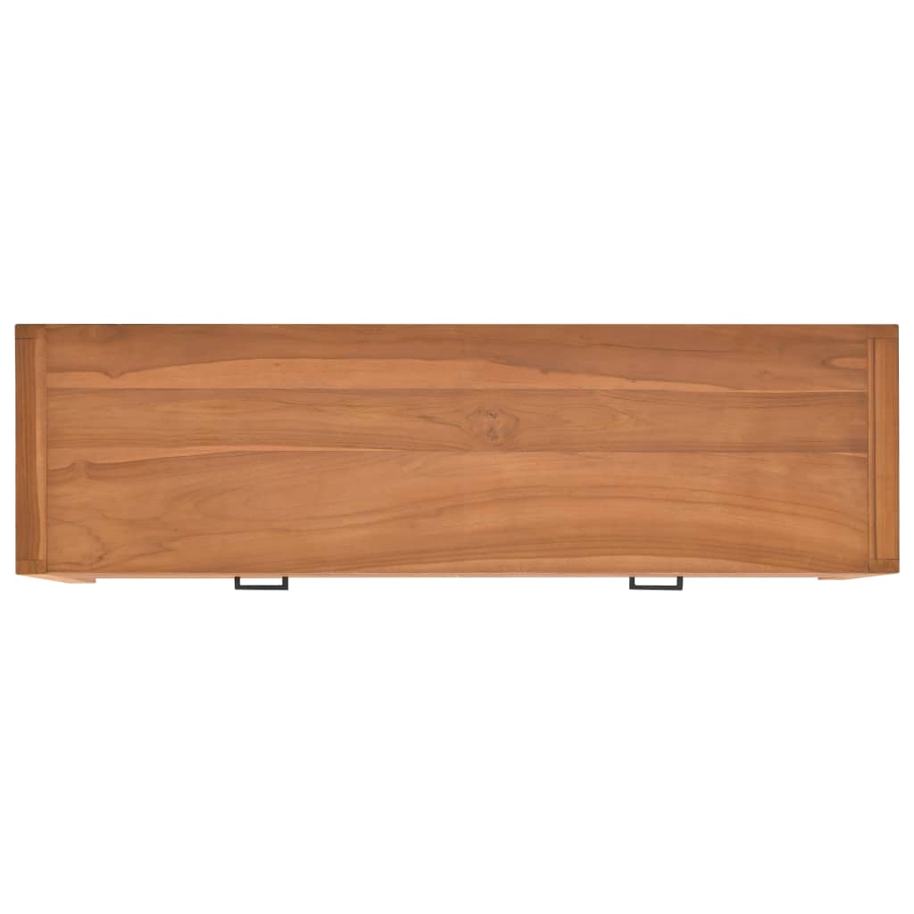 TV-Schrank 120x40x45 cm Massivholz Teak