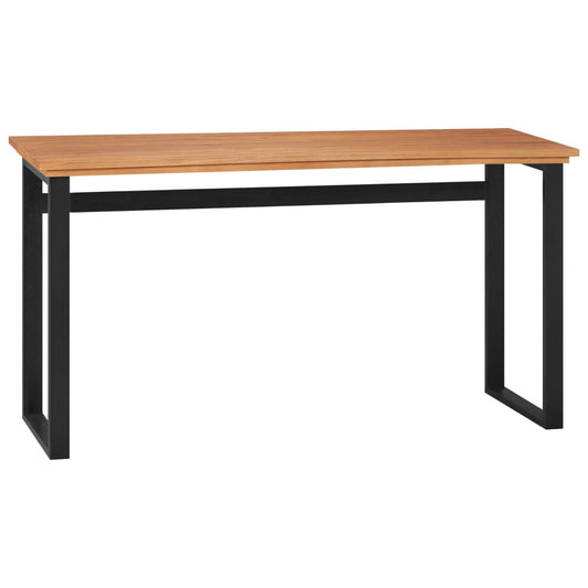 Schreibtisch 120x45x75 cm Massivholz Teak