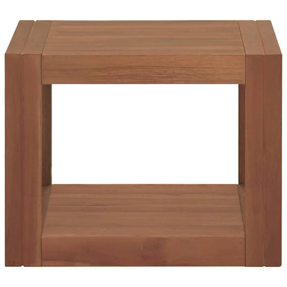 Wand-Badregal 45x45x35 cm Massivholz Teak