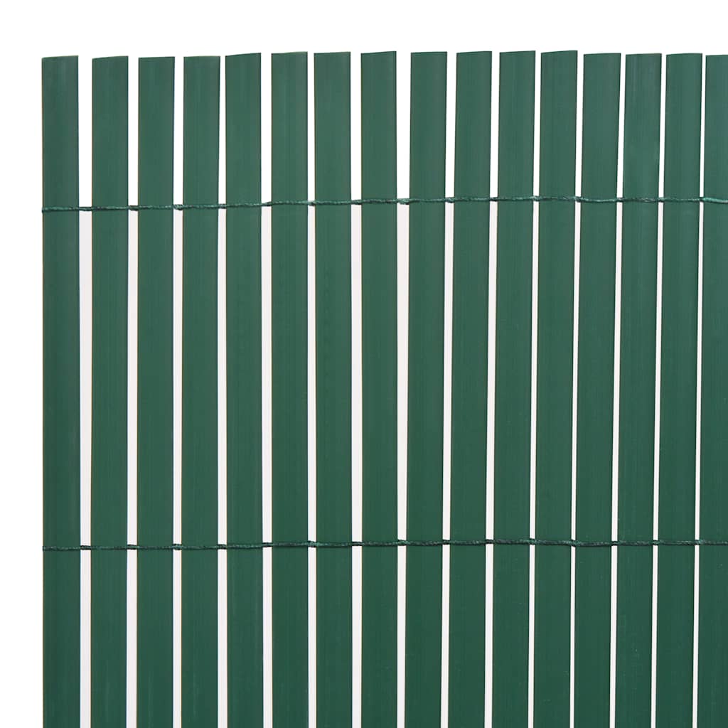 Gartenzaun Doppelseitig 110x400 cm Grün