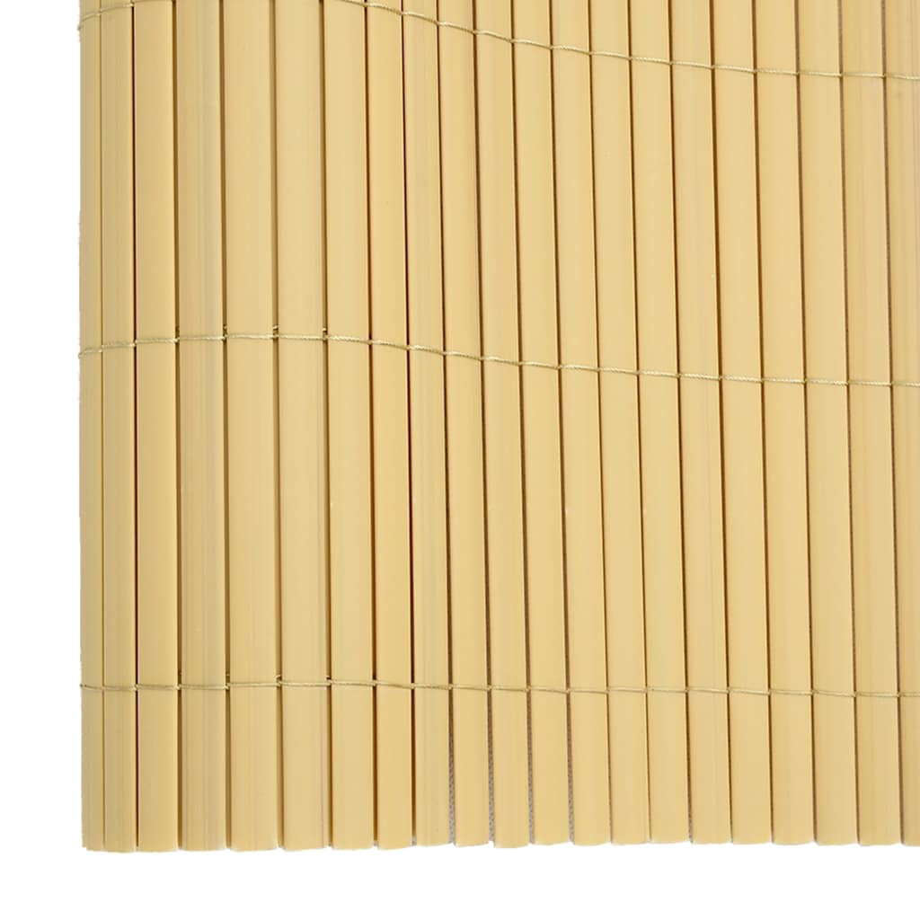 Gartenzaun Doppelseitig 110x400 cm Gelb