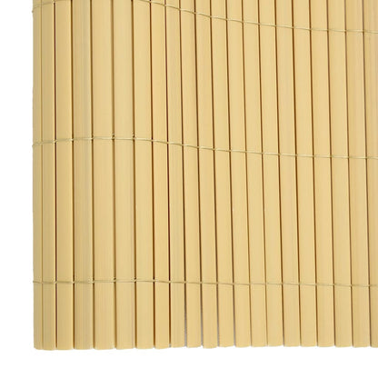 Gartenzaun Doppelseitig 110x400 cm Gelb