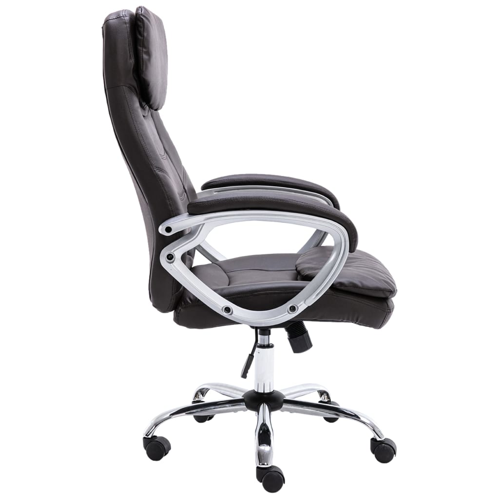 Bürostuhl Braun Echtleder