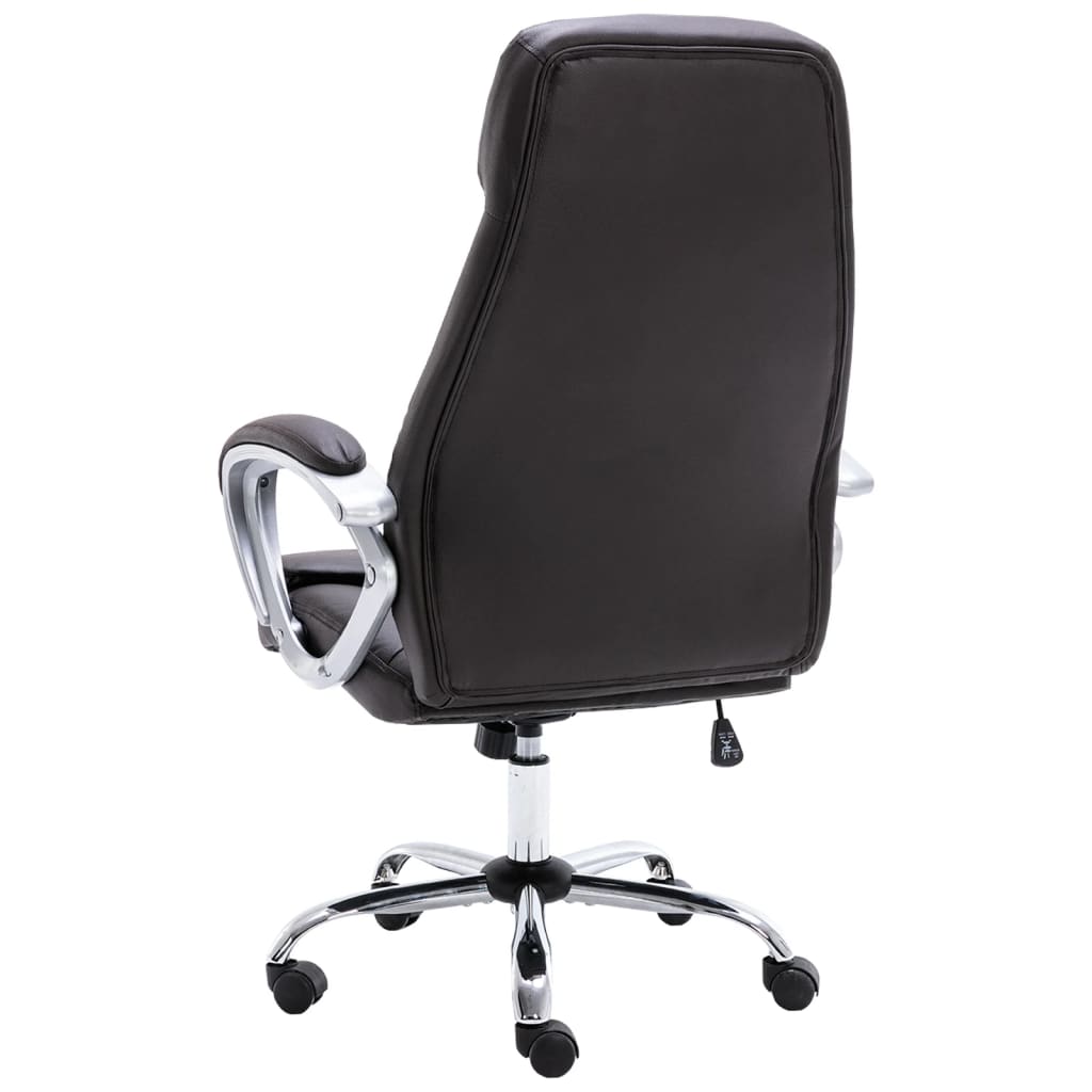 Bürostuhl Braun Echtleder