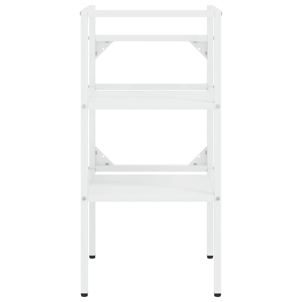 Badezimmer Waschtischgestell Weiß 40x38x83 cm Eisen