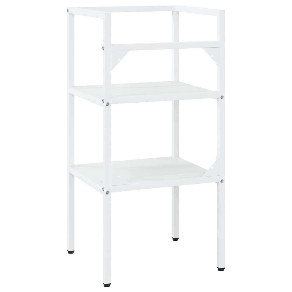 Badezimmer Waschtischgestell Weiß 40x38x83 cm Eisen