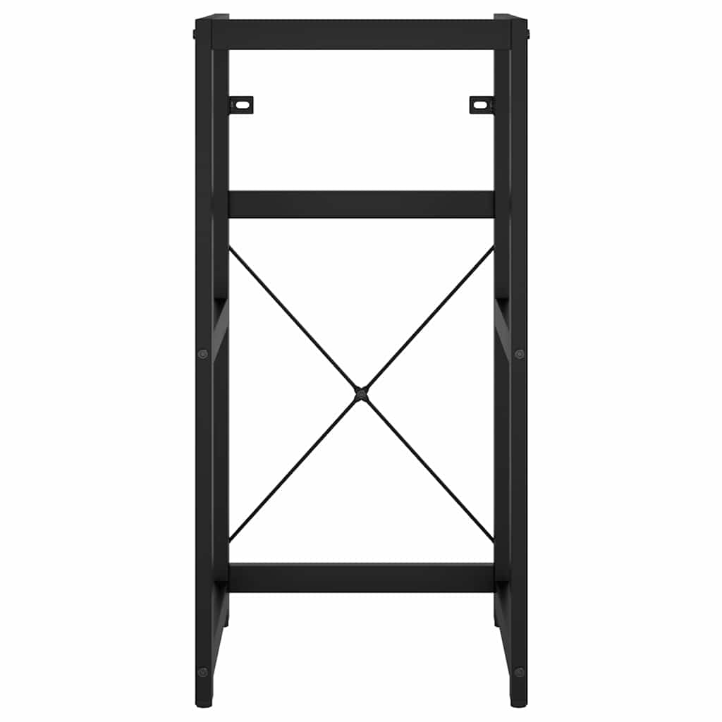 Badezimmer Waschtischgestell Schwarz 40x38x83 cm Eisen