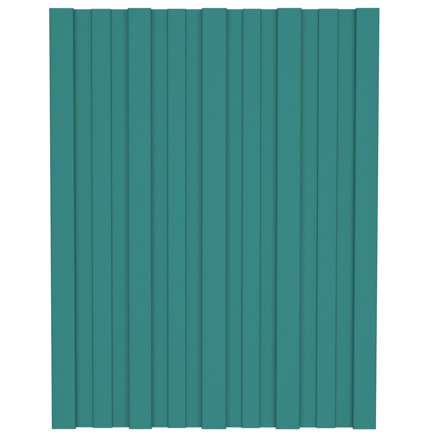 Dachpaneel 12 Stk. Grün 60 x 45 cm Verzinkter Stahl