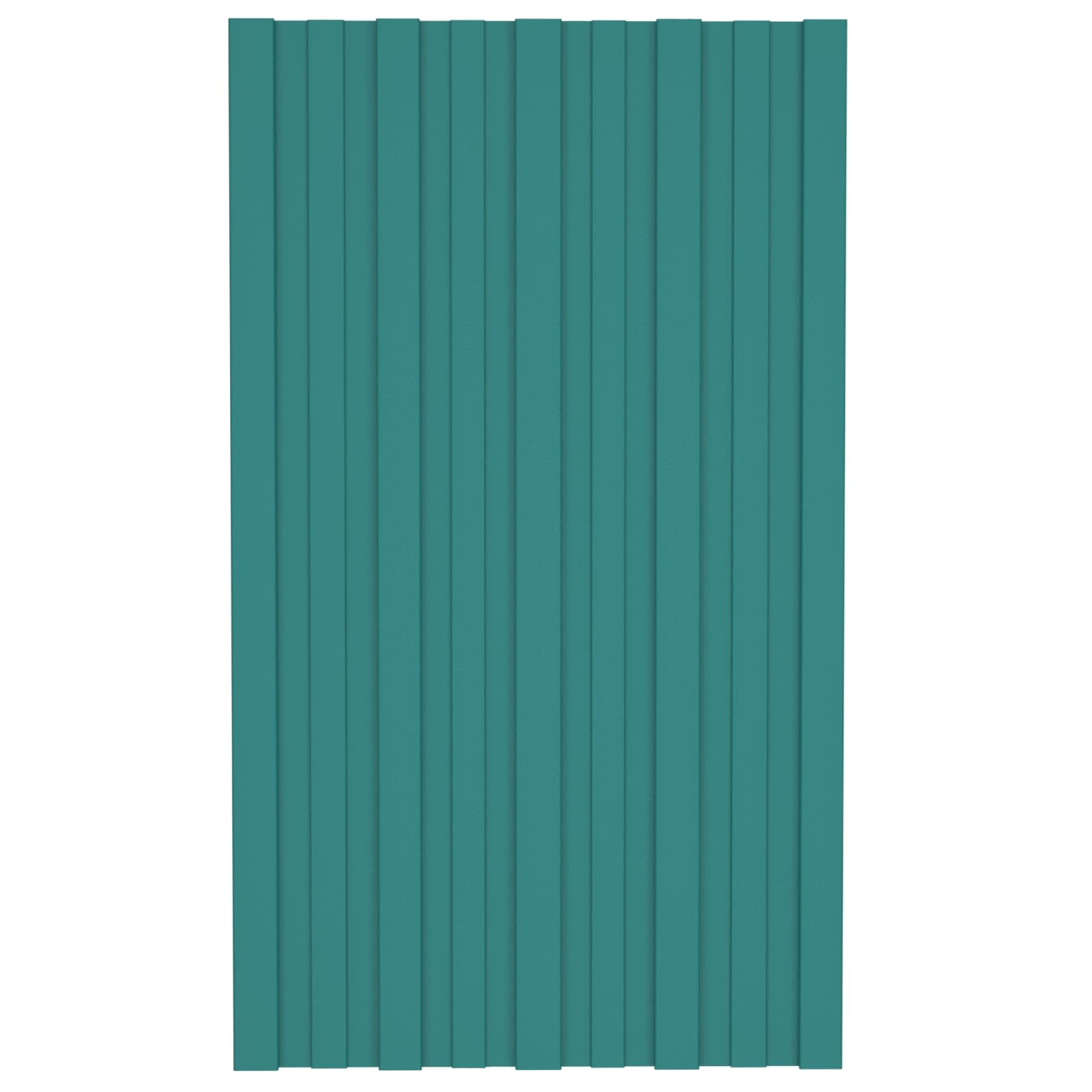 Dachpaneel 36 Stk. Grün 80 x 45 cm Verzinkter Stahl