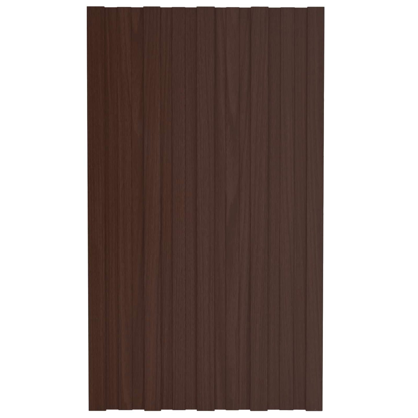 Dachpaneel 12 Stk. Braun 80 x 45 cm Verzinkter Stahl