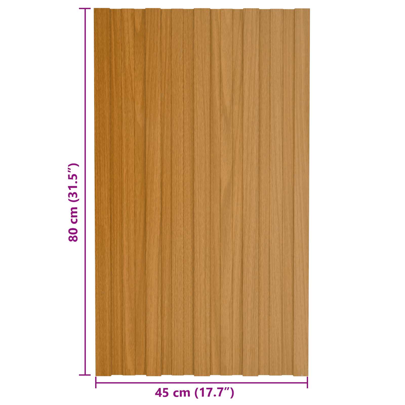 Dachpaneel 36 Stk. Natur 80 x 45 cm Verzinkter Stahl