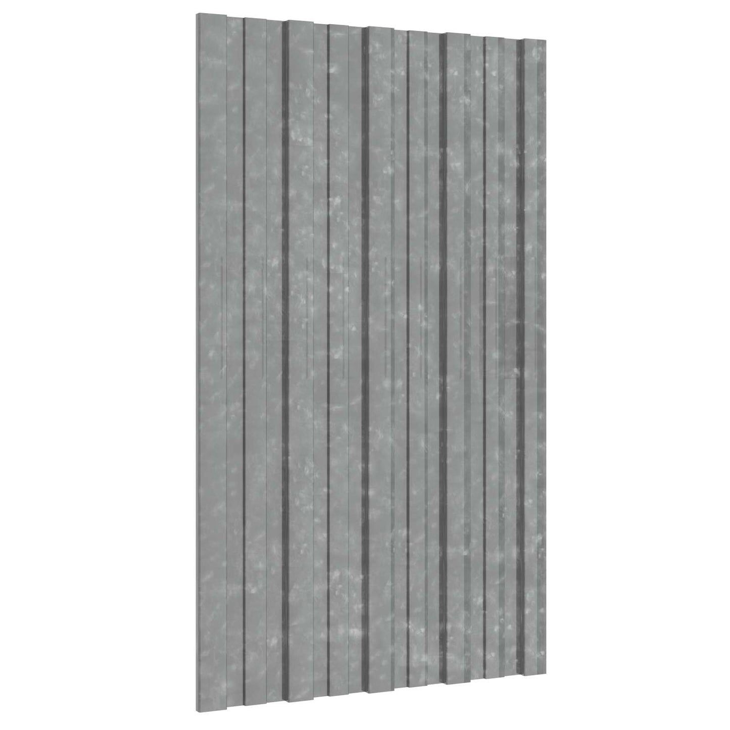 Dachpaneel 36 Stk. Silber 80 x 45 cm Verzinkter Stahl