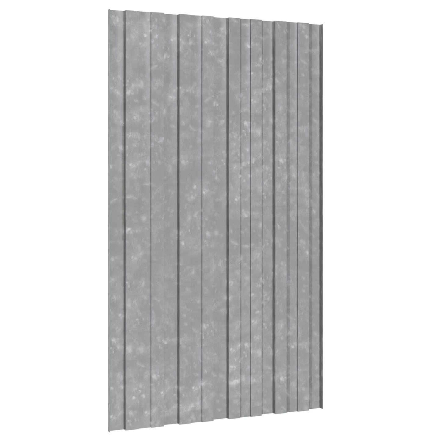 Dachpaneel 36 Stk. Silber 80 x 45 cm Verzinkter Stahl