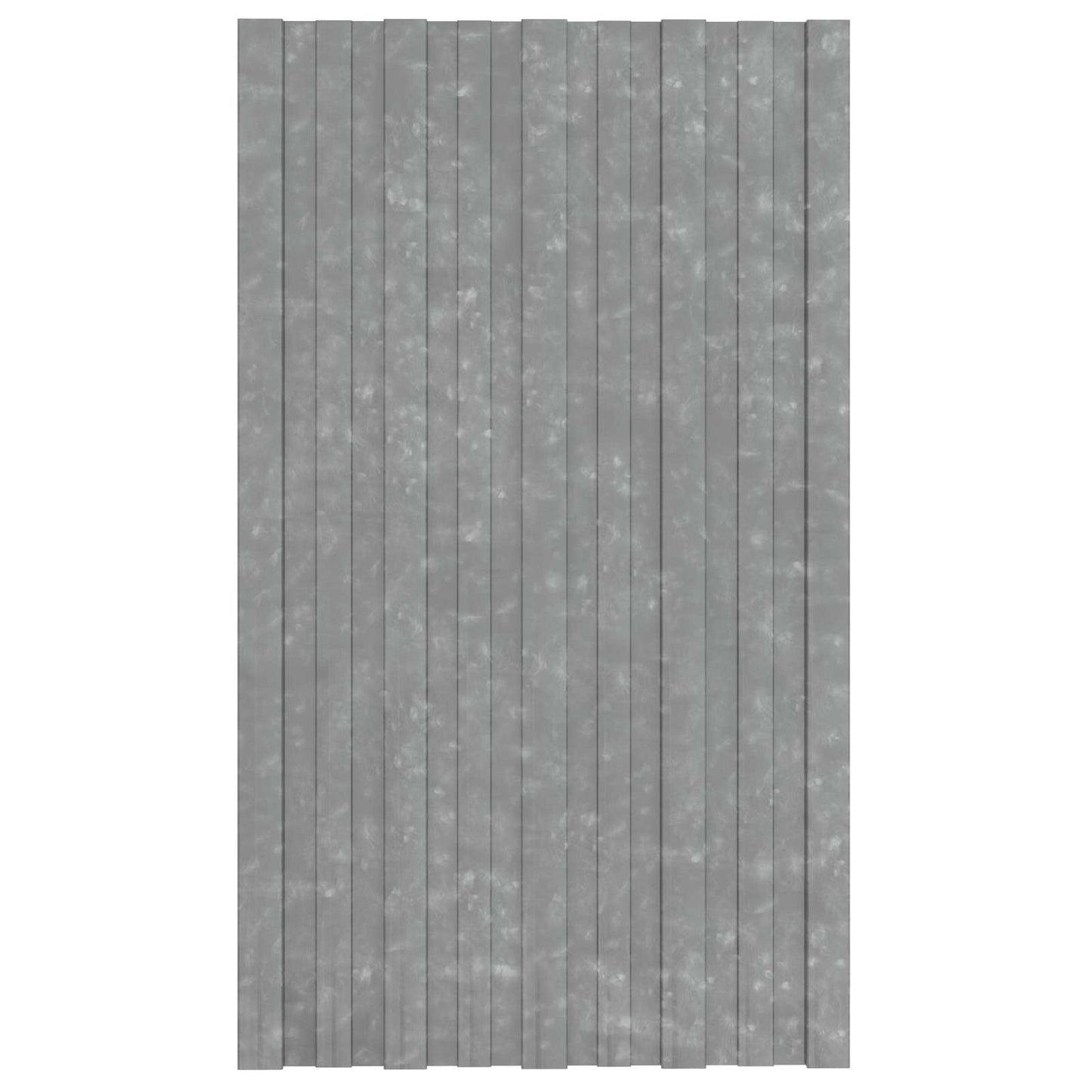 Dachpaneel 36 Stk. Silber 80 x 45 cm Verzinkter Stahl