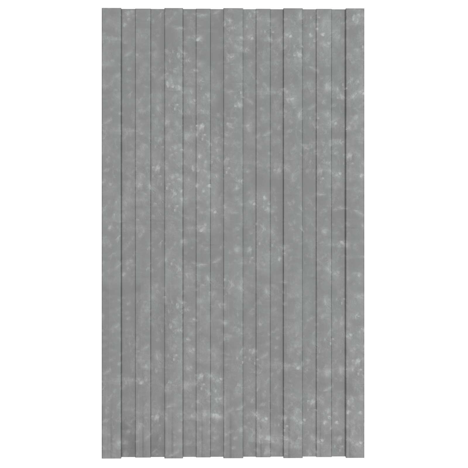 Dachpaneel 36 Stk. Silber 80 x 45 cm Verzinkter Stahl