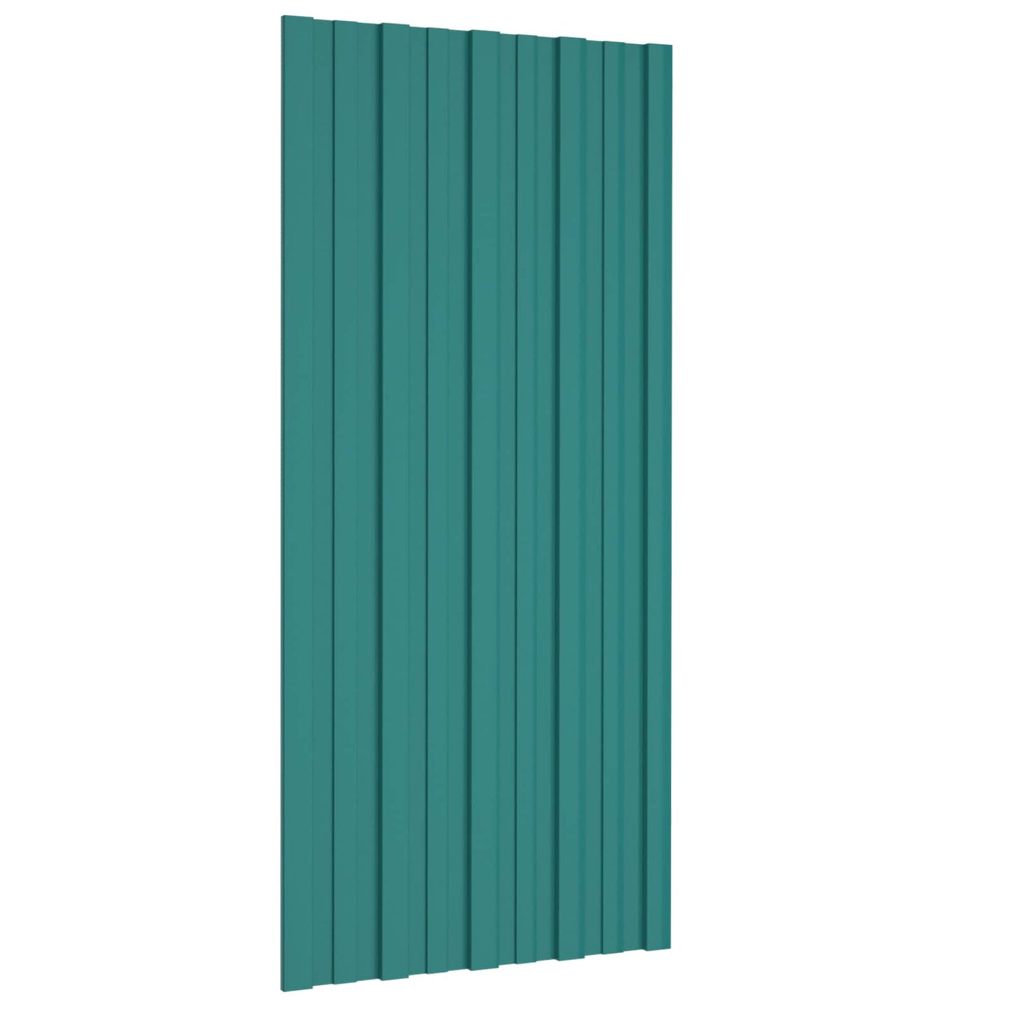 Dachpaneel 36 Stk. Grün 100 x 45 cm Verzinkter Stahl