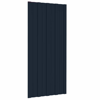 Dachpaneel 36 Stk. Anthrazit 100 x 45 cm Verzinkter Stahl