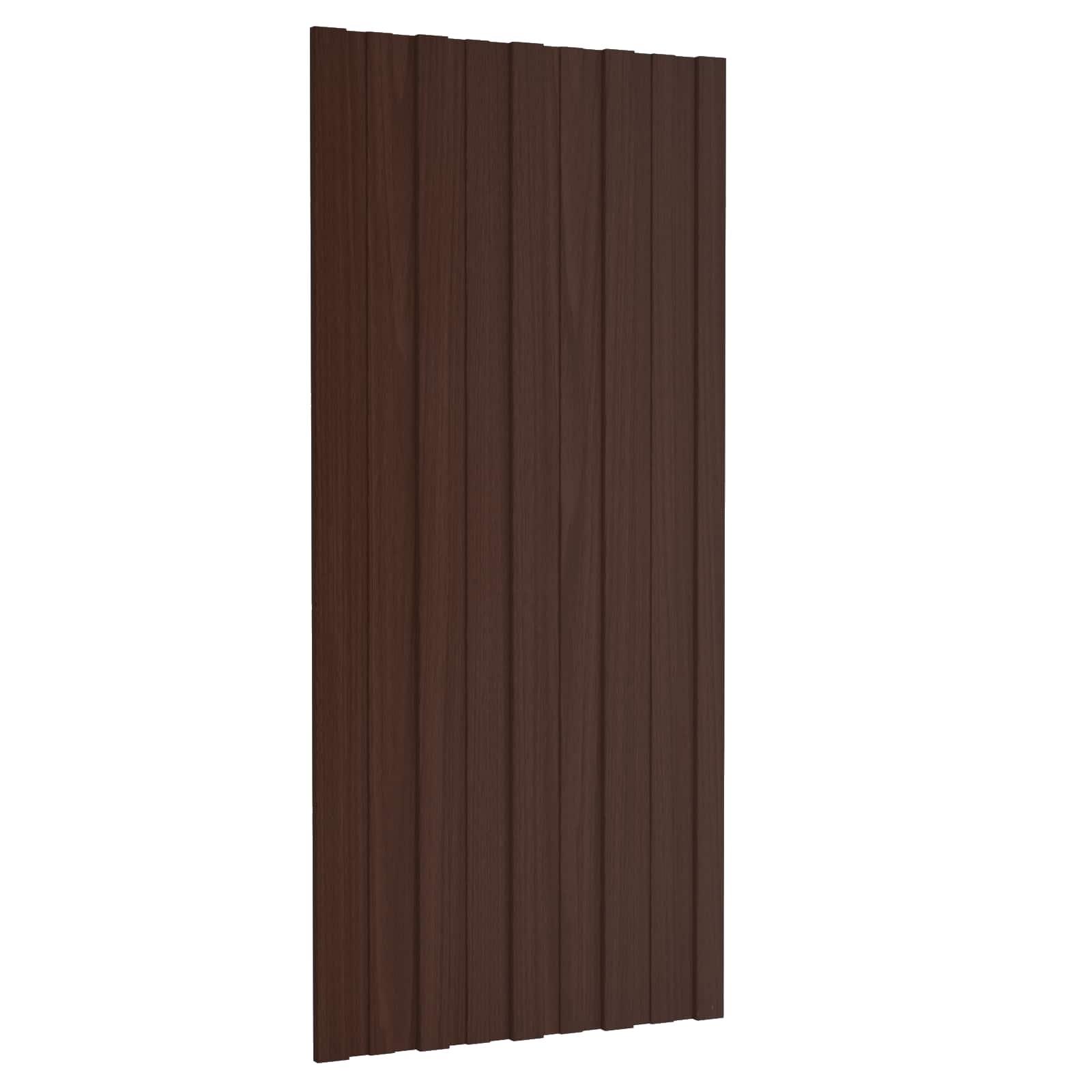 Dachpaneel 12 Stk. Braun 100 x 45 cm Verzinkter Stahl