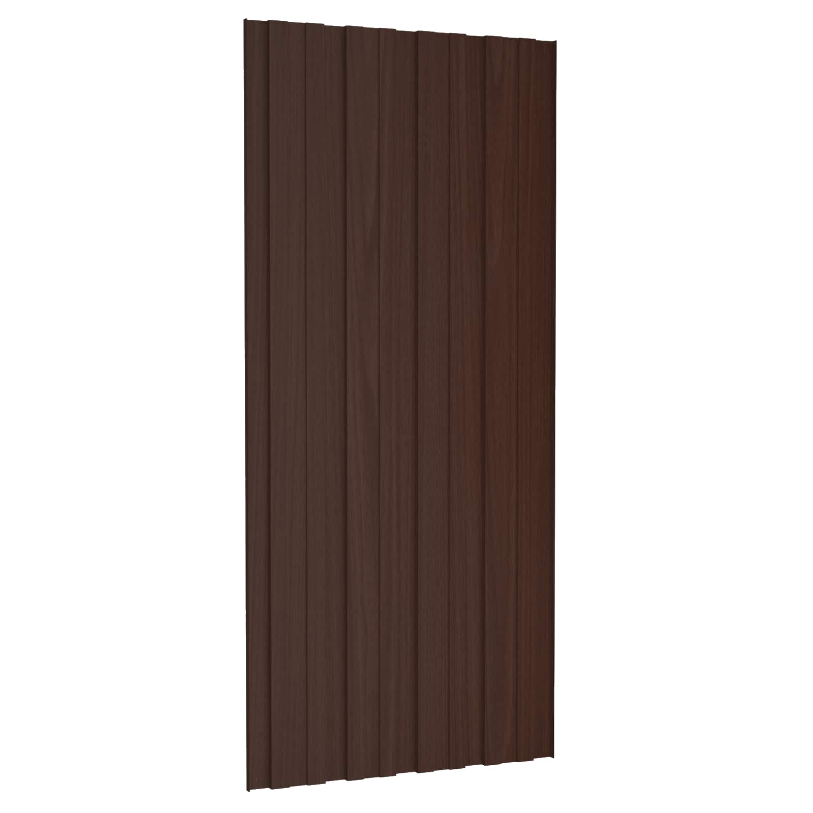 Dachpaneel 12 Stk. Braun 100 x 45 cm Verzinkter Stahl