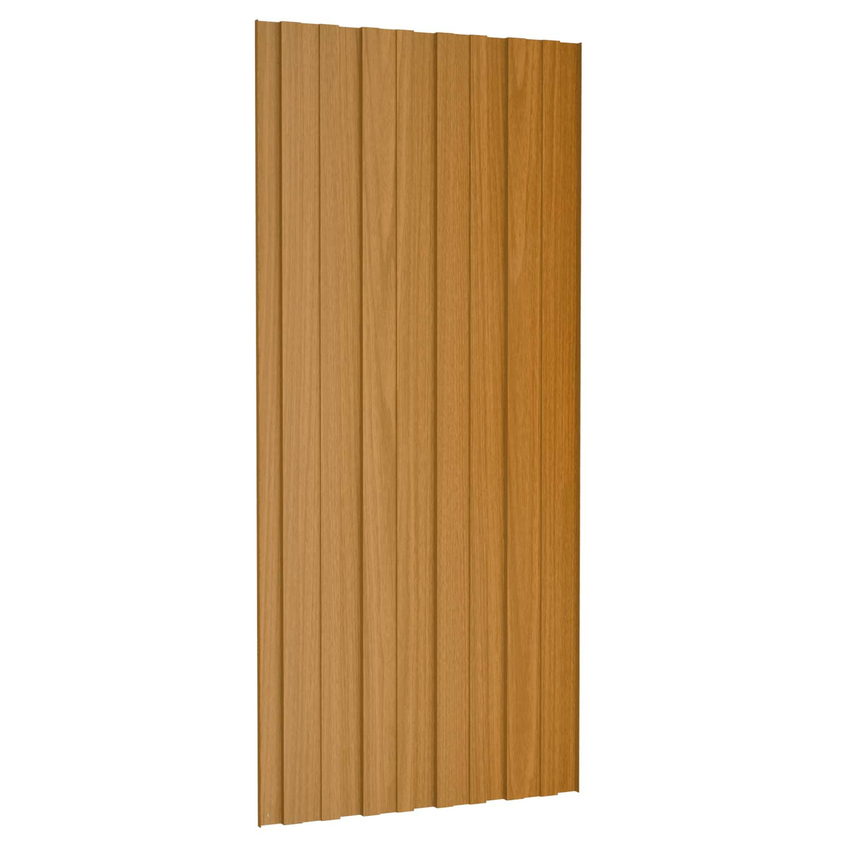Dachpaneel 12 Stk. Natur 100 x 45 cm Verzinkter Stahl
