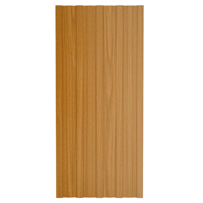 Dachpaneel 12 Stk. Natur 100 x 45 cm Verzinkter Stahl