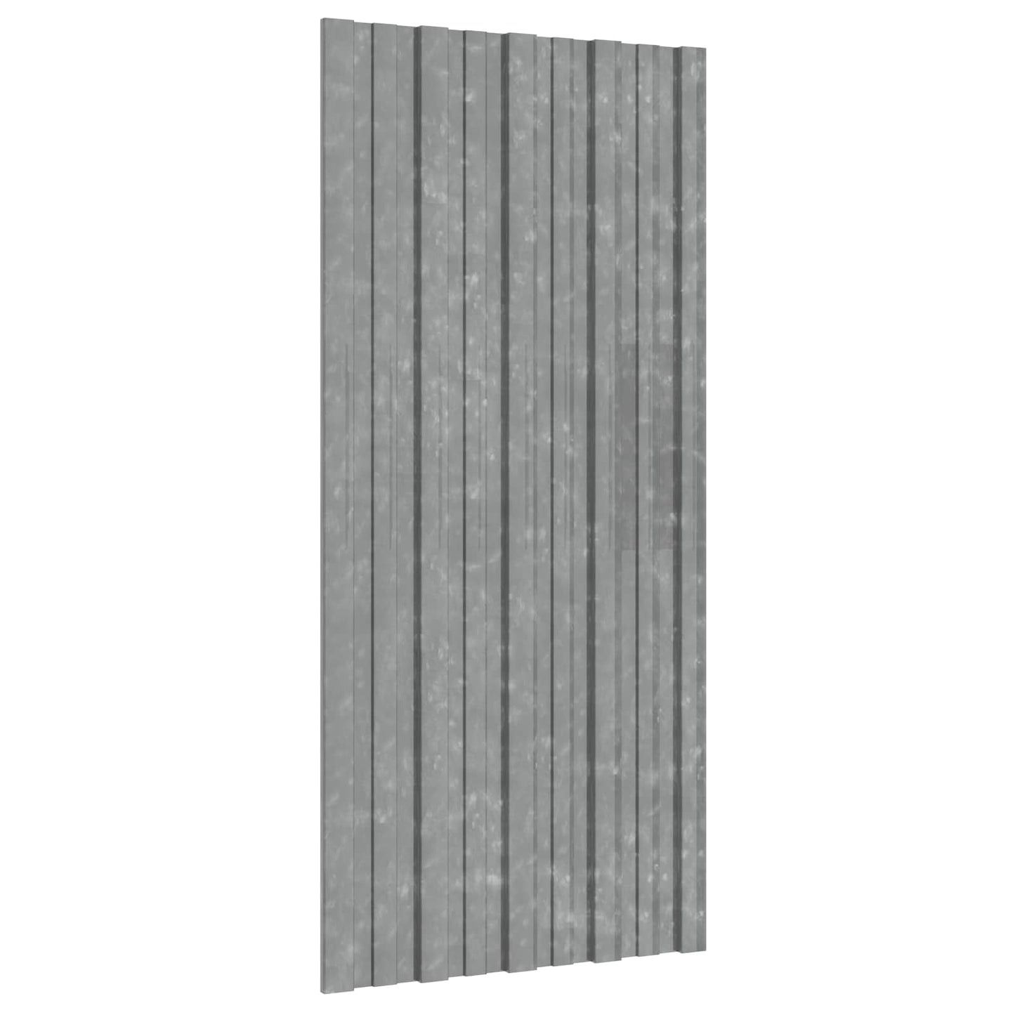 Dachpaneel 12 Stk. Silber 100 x 45 cm Verzinkter Stahl