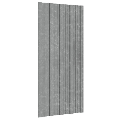 Dachpaneel 12 Stk. Silber 100 x 45 cm Verzinkter Stahl