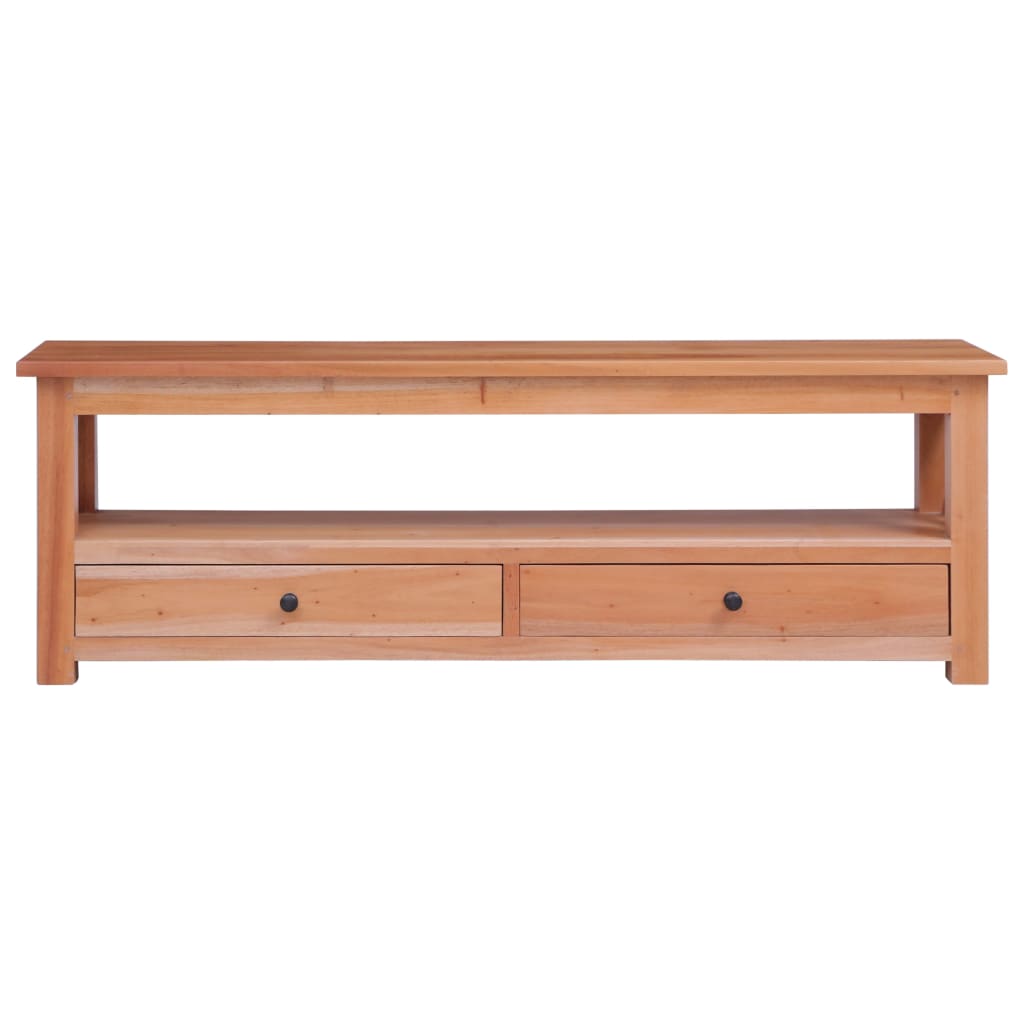 TV-Schrank 115x30x40 cm Massivholz Mahagoni