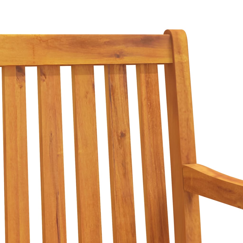 Gartenbänke 1-Sitzanzahl 110 x 55,5 x 90 cm Massivholz Akazie