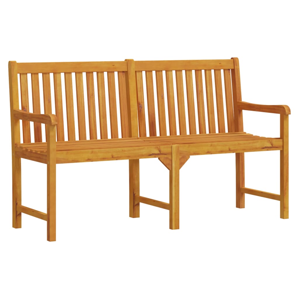 Gartenbänke 1-Sitzanzahl 150 x 55,5 x 90 cm Massivholz Akazie
