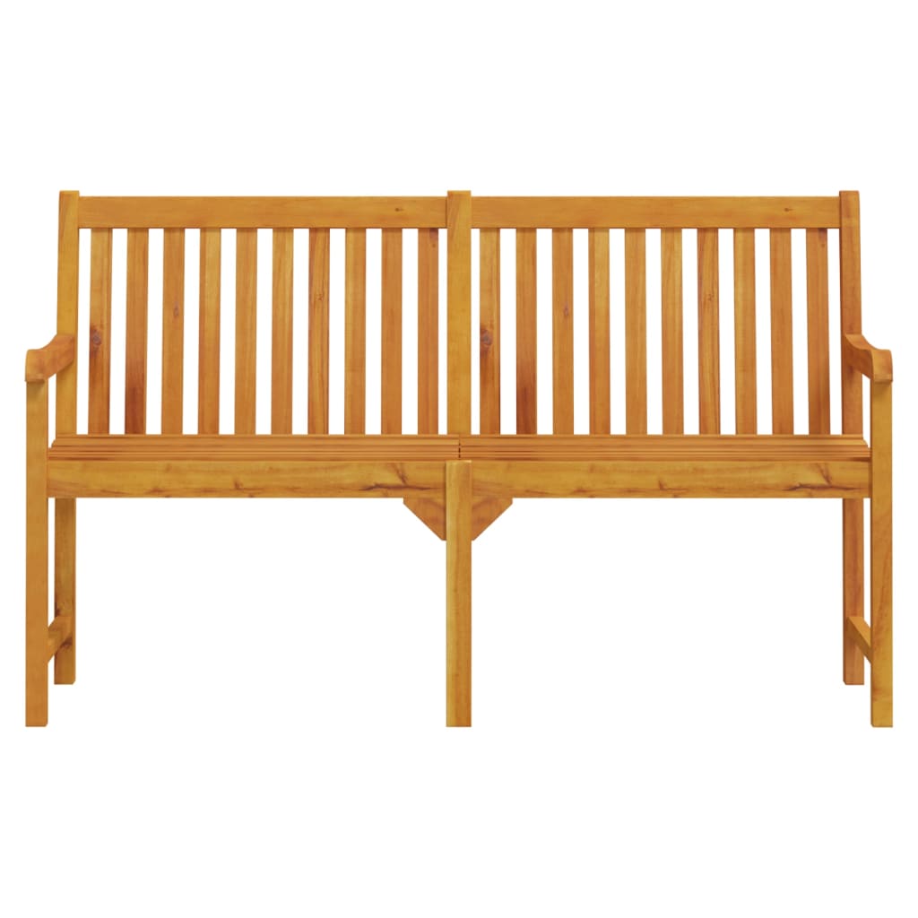 Gartenbänke 1-Sitzanzahl 150 x 55,5 x 90 cm Massivholz Akazie