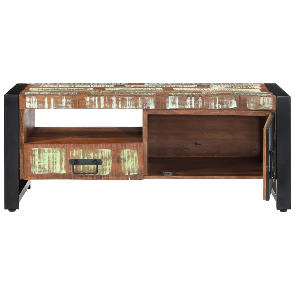 Couchtisch 100x50x41 cm Altholz Massiv