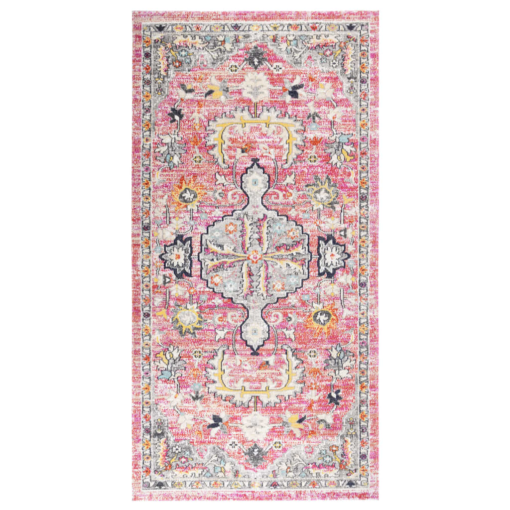 Outdoor-Teppich Flachgewebe 100x200 cm Rot