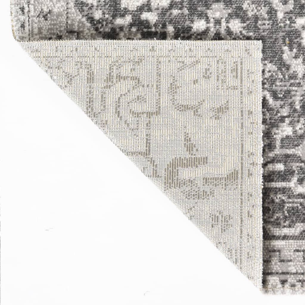 Outdoor-Teppich Flachgewebe 100x200 cm Hellgrau