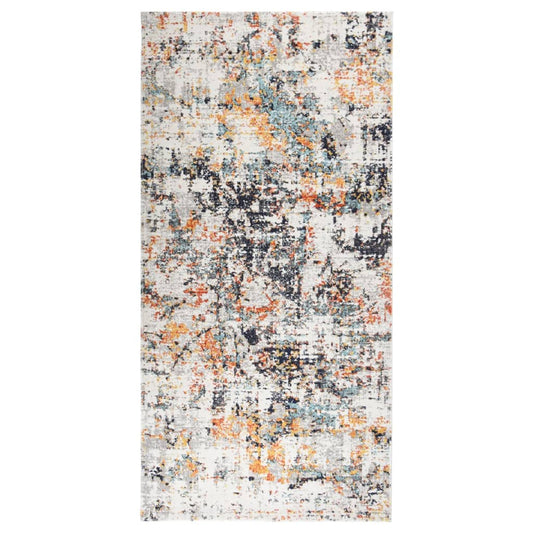 Outdoor-Teppich Flachgewebe 100x200 cm Mehrfarbig