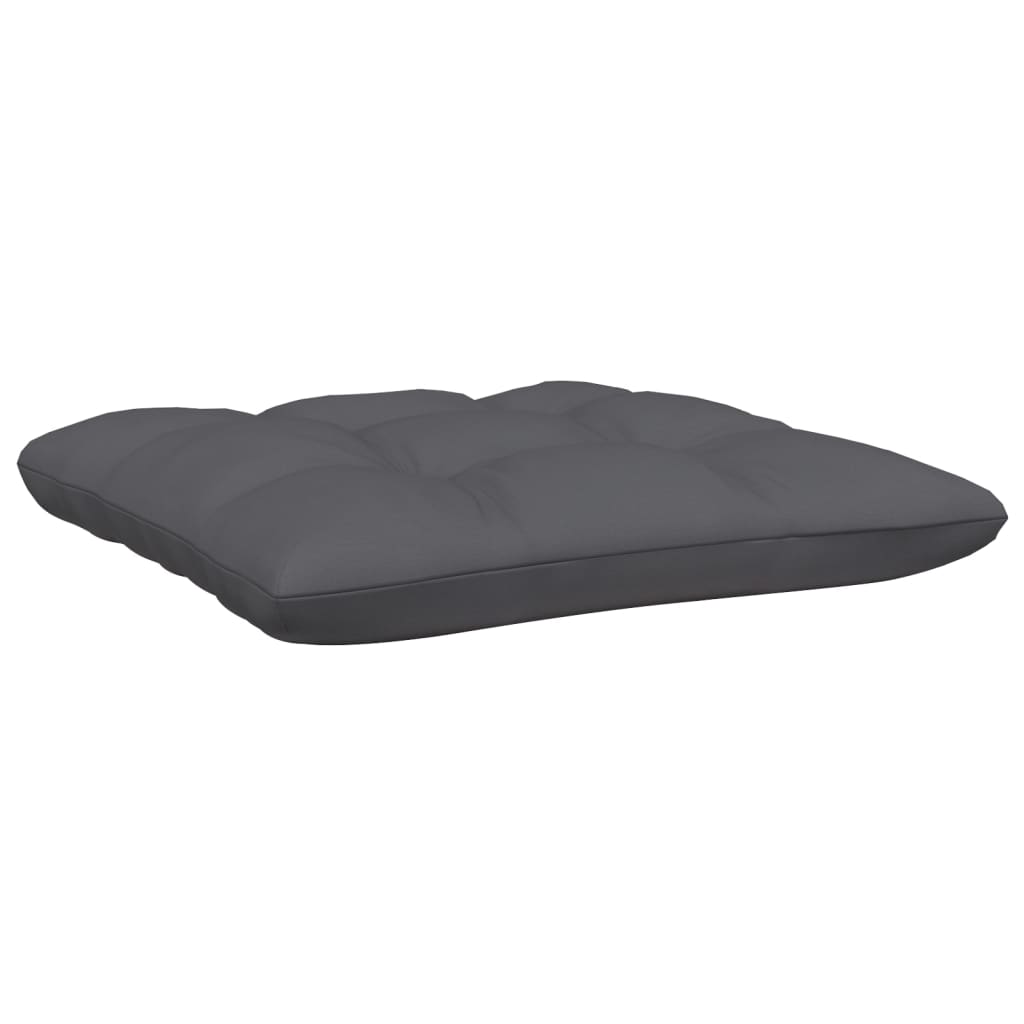 Gartensofa 2-Sitzer mit Kissen in Schwarz Massivholz Kiefer